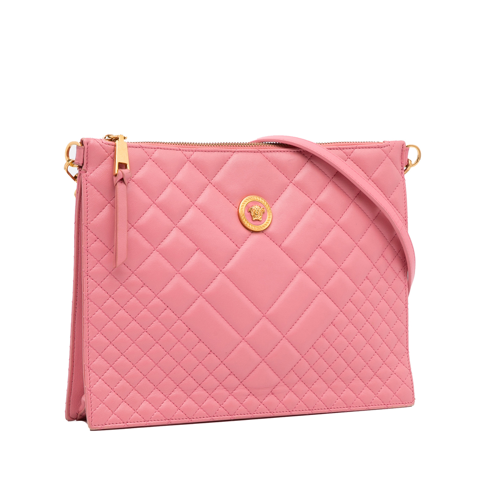 Pre-Loved Versace Quilted Medusa Crossbody - Picture 2 of 12